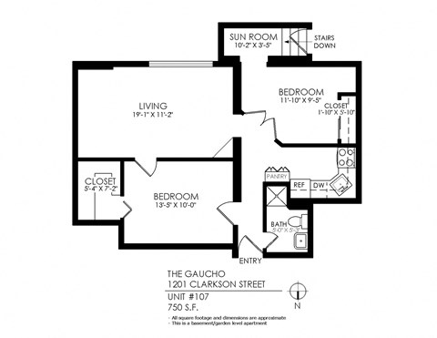 The Gaucho 2 Bedroom Apartments in Denver, CO